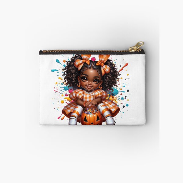 Item preview, Black Girl Pumpkin Magic – Cute Halloween Artwork designed and sold by Lulunza.
