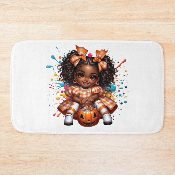 Item preview, Black Girl Pumpkin Magic – Cute Halloween Artwork designed and sold by Lulunza.