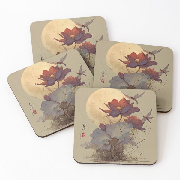 Item preview, Lotus Rising Beneath the Ancestral Moon designed and sold by bloorose.