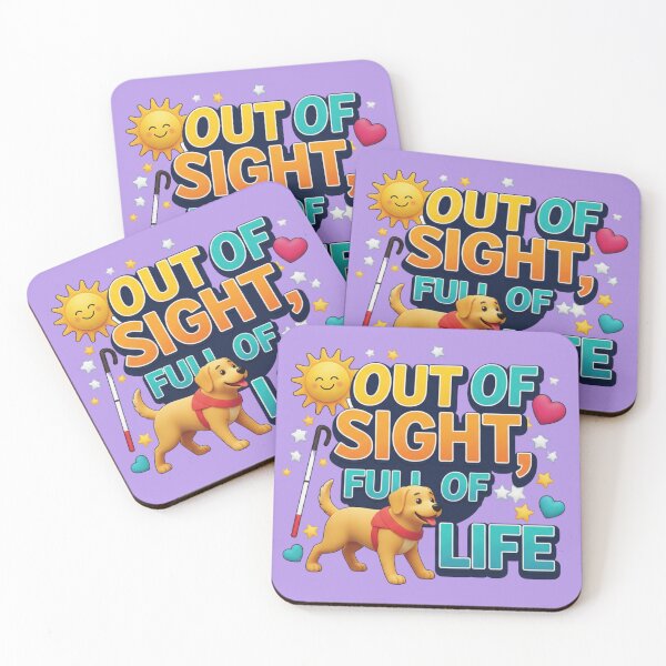 Item preview, Out of Sight Full of Life | Blind Awareness Empowerment designed and sold by TrackinDaTrends.