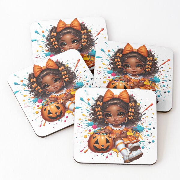Item preview, Happy Melanin Girl Halloween Pumpkin Costume designed and sold by Lulunza.