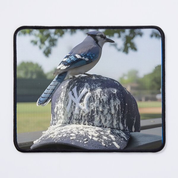 Item preview, Blue Jay decorating NY Yankee hat designed and sold by The Funky Sprunki.