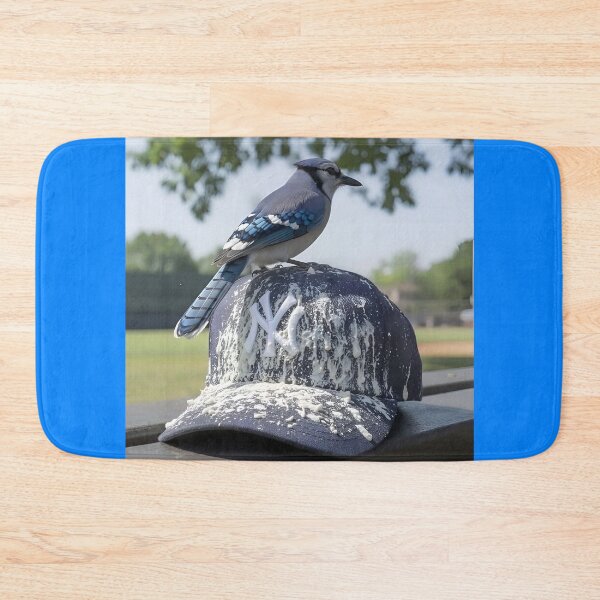 Item preview, Blue Jay decorating NY Yankee hat designed and sold by The Funky Sprunki.