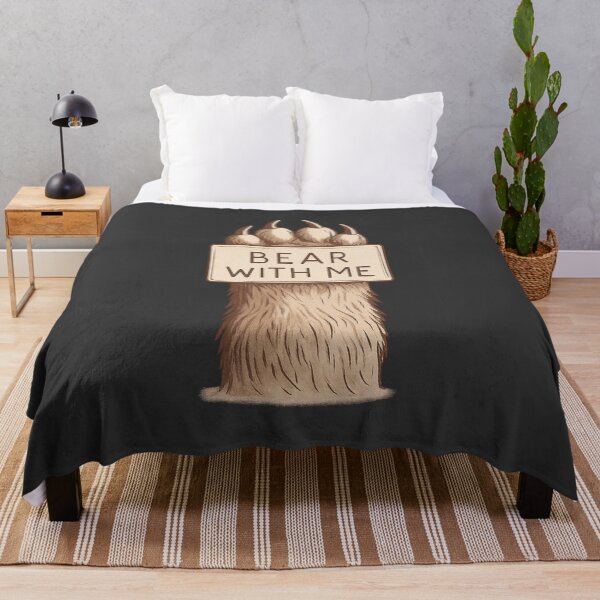 Item preview, Bear With Me — Minimalist Funny Bear Paw Shirt designed and sold by AdelStore.