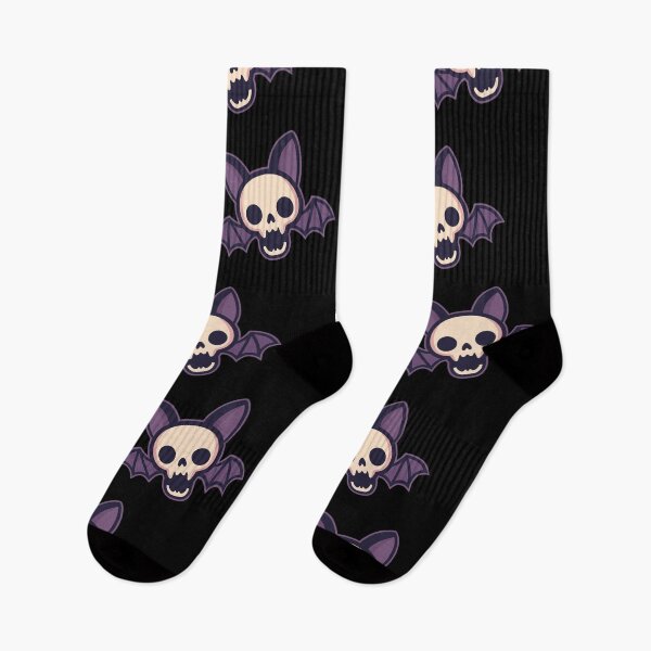 Item preview, Cute Pastel Bats with Skull Faces – Spooky Kawaii Design designed and sold by no-under-cult.
