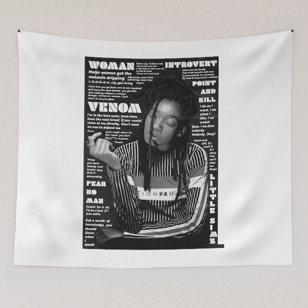 Item preview, Little Simz Poster Active designed and sold by LynnGablestore.