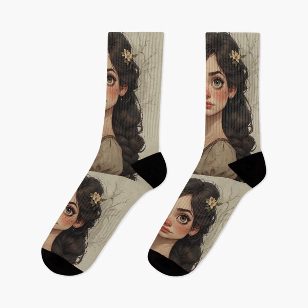Item preview, Floral Thorn Maiden Art designed and sold by Eden Underground Radio (Official Merch).
