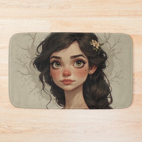 Item preview, Floral Thorn Maiden Art designed and sold by Eden Underground Radio (Official Merch).