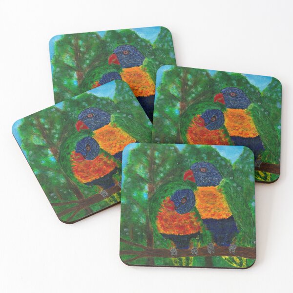 Item preview, Preening Lorikeets  designed and sold by jaidos420.