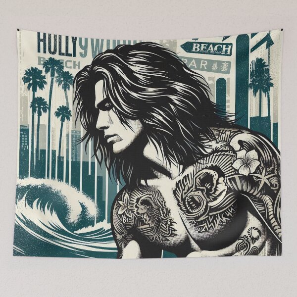 Item preview, Hollywood Pinup- Hollywood Beach designed and sold by williamlharvey.