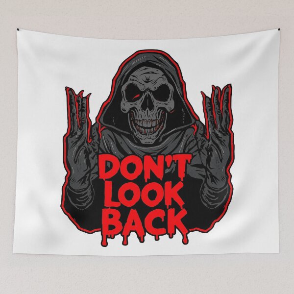 Item preview, Halloween Horror Grim Reaper - Don't Look Back Scary Skull Design designed and sold by EchoPrint Co..