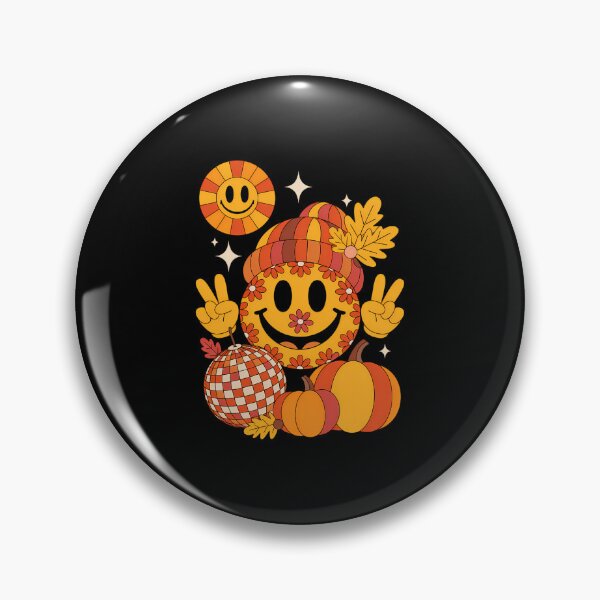 Item preview, Thanksgiving Smile Peace Disco Fall designed and sold by WalshDrawnLaugh.