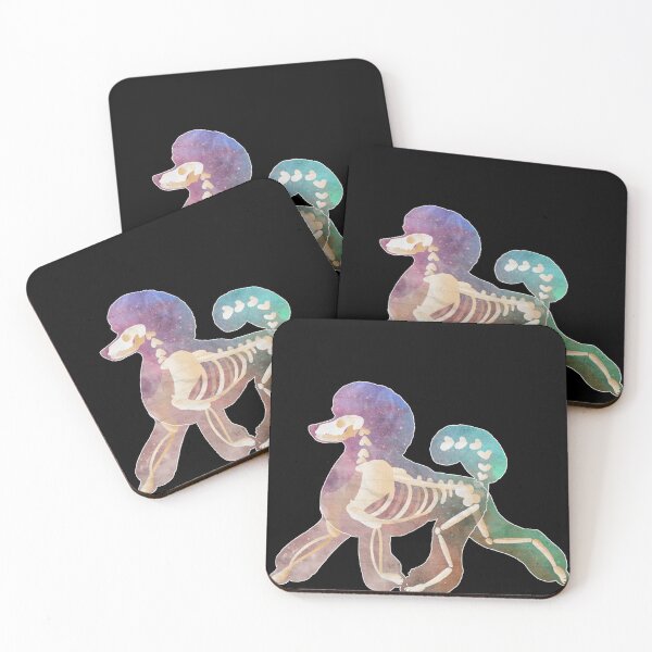 Item preview, Galaxy Standard Poodle Skeleton (Natural) designed and sold by Sparklepupfaeri.