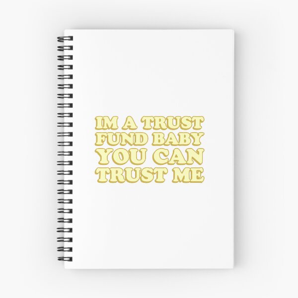 Item preview, trust fund baby designed and sold by wordswithfonts.