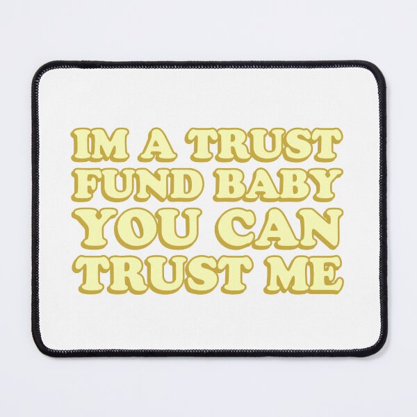 Item preview, trust fund baby designed and sold by wordswithfonts.