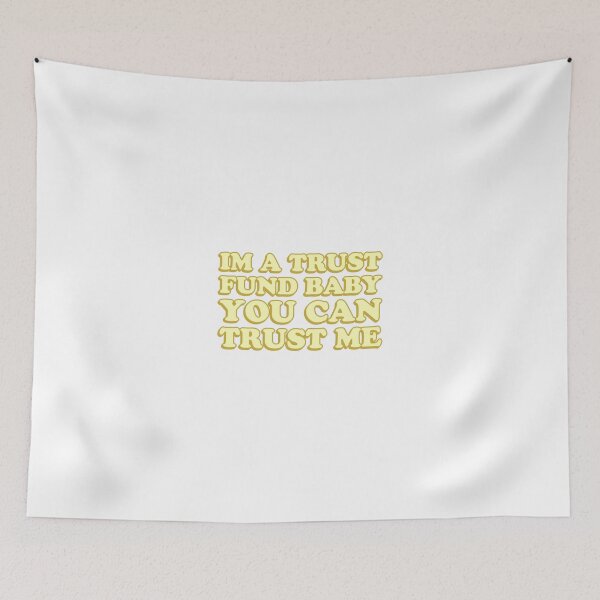 Item preview, trust fund baby designed and sold by wordswithfonts.
