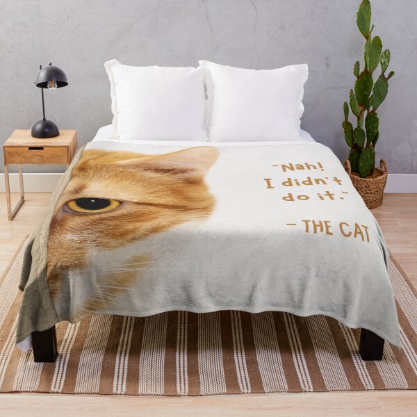 Item preview, Nah! I Didn’t Do It – Funny Cat Quote Design designed and sold by artjoyhub.