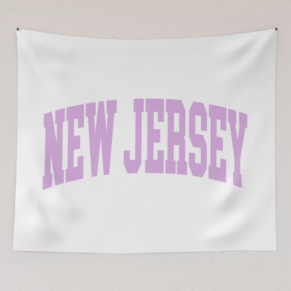 Item preview, New Jersey - College Font Curved Typography designed and sold by chosenhomes.
