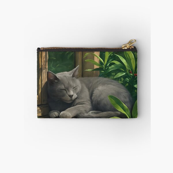 Item preview, Grey Cat Painting  designed and sold by Whimsical Cat Designs.