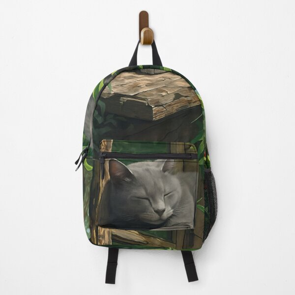 Item preview, Grey Cat Painting designed and sold by Whimsical Cat Designs.