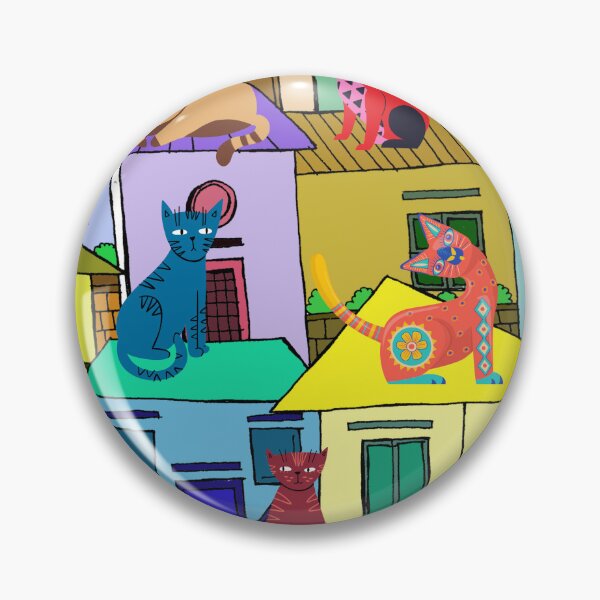 Item preview, City cats designed and sold by BritishDelights.