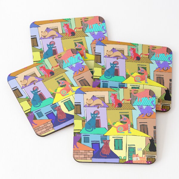 Item preview, City cats designed and sold by BritishDelights.
