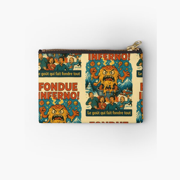 Item preview, Hell Fondue! – Swiss Cheese Horror Poster designed and sold by Travellerz.