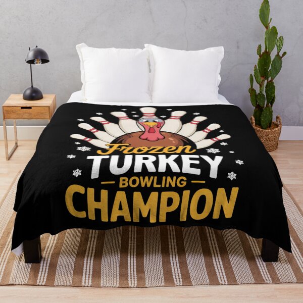 Item preview, Turkey Bowling Thanksgiving designed and sold by WalshDrawnLaugh.
