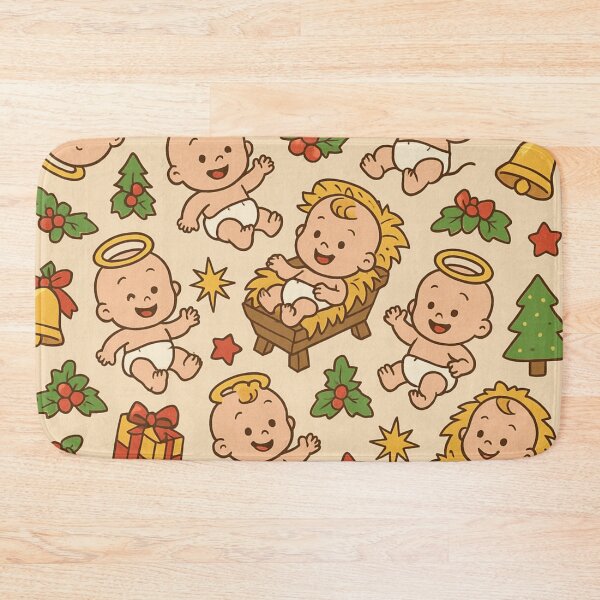 Item preview, Baby Jesus Christmas Cartoon All-Over Print designed and sold by getpressedshirt.