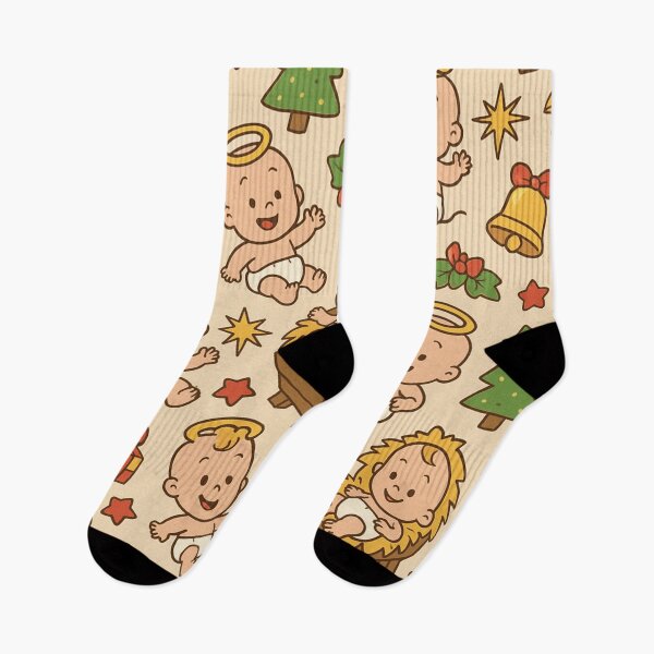Item preview, Baby Jesus Christmas Cartoon All-Over Print designed and sold by getpressedshirt.