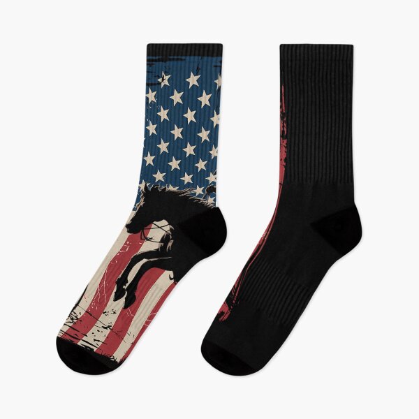Item preview, USA Flag Cowboy designed and sold by WalshDrawnLaugh.