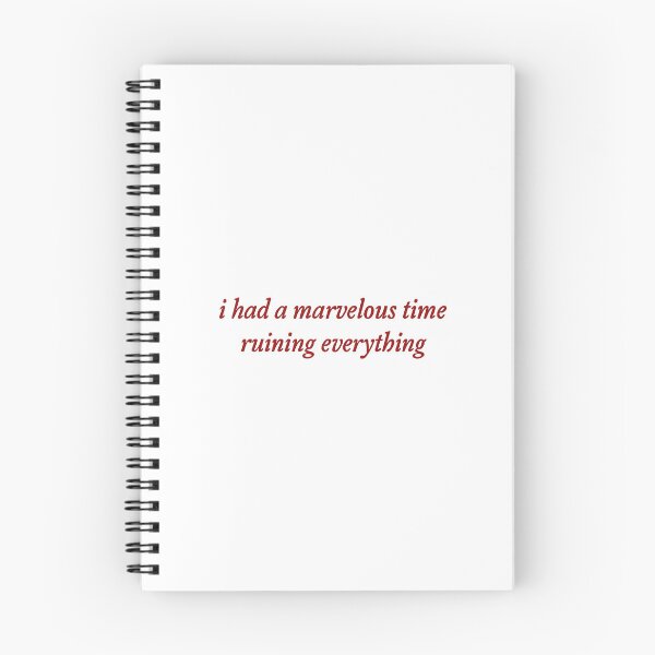 Item preview, i had a marvelous time ruining everything designed and sold by CharmStudio.