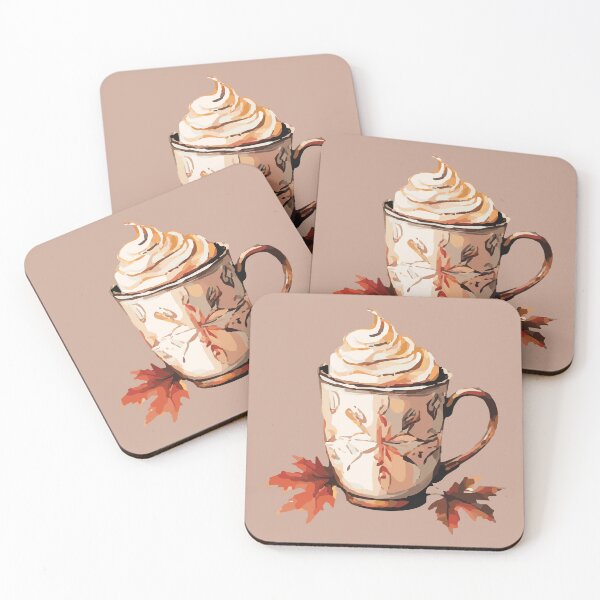 Item preview, Pumpkin Spice Latte Mug – Cozy Fall Coffee Art by Anne Brooke Art designed and sold by Anne Brooke Art.