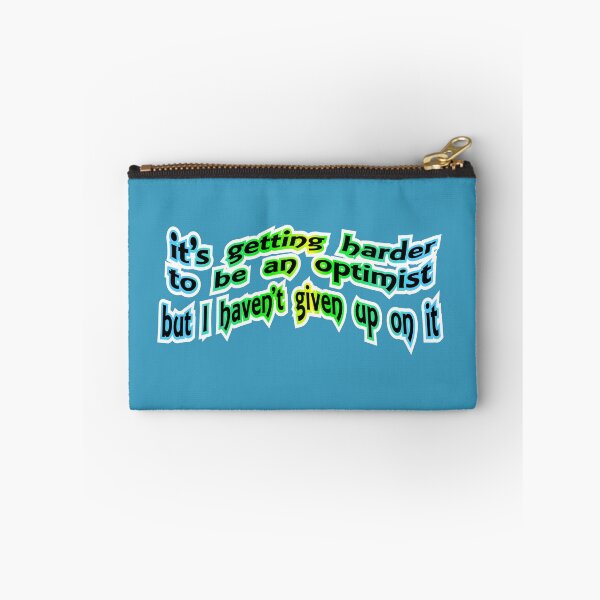 Item preview, It's getting harder to be an optimist, blue green yellow designed and sold by mntimg.