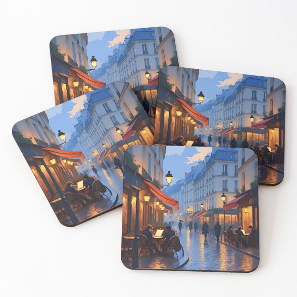 Item preview, French Night Cafe  designed and sold by Sharon Schwalbe.