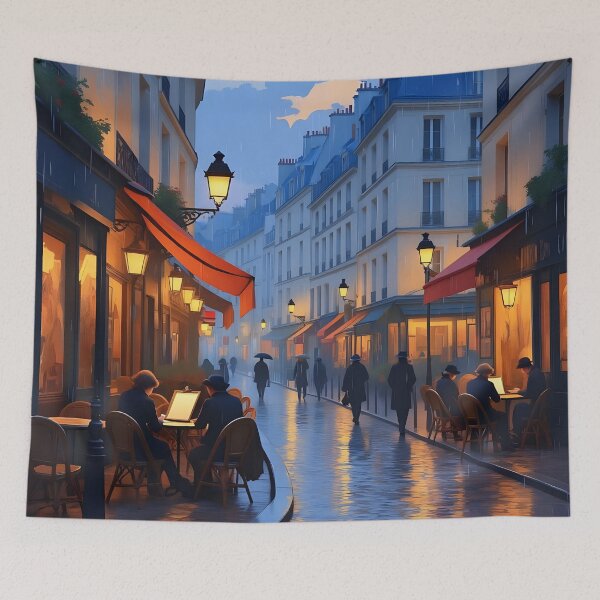 Item preview, French Night Cafe  designed and sold by Sharon Schwalbe.