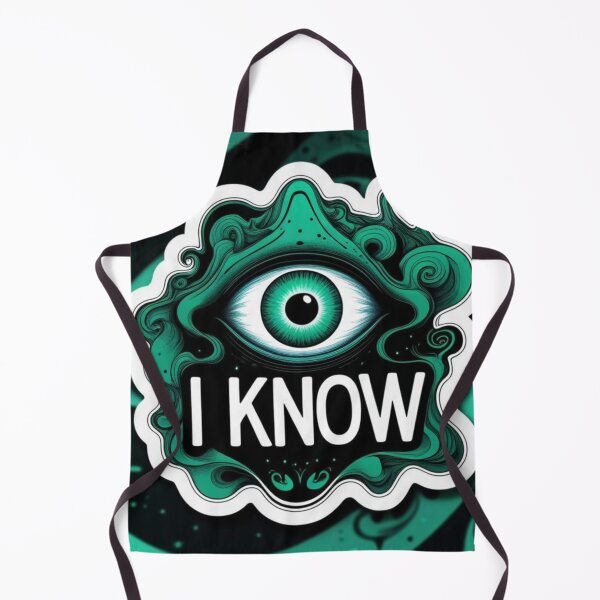 Item preview, Ethereal Third Eye in Lucky Green - I KNOW designed and sold by Amazon Hermit Empire.