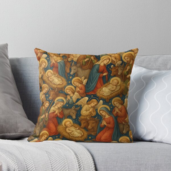 Item preview, Holy Night Nativity – Baby Jesus All-Over Christmas Print designed and sold by getpressedshirt.