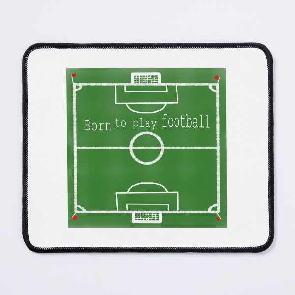 Item preview, Born to Play Football Soccer Field Illustration for Fans designed and sold by Beautiful art store.