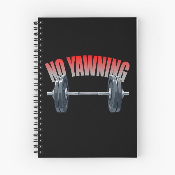 Item preview, No Yawning Weight Lifting designed and sold by dcroffe.