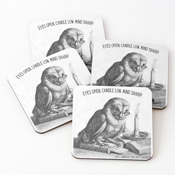 Item preview, Vintage Wise Owl Artwork designed and sold by UBU-space.
