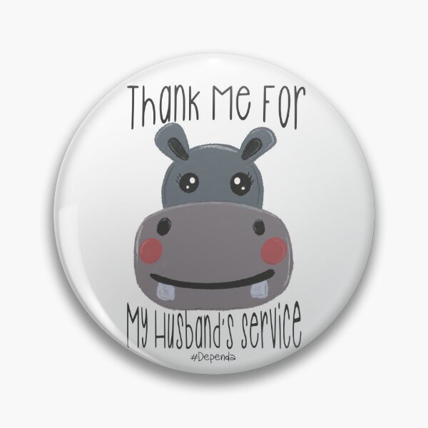 Item preview, Thank Me For My Husband's Service designed and sold by AlishaLynch Studios.