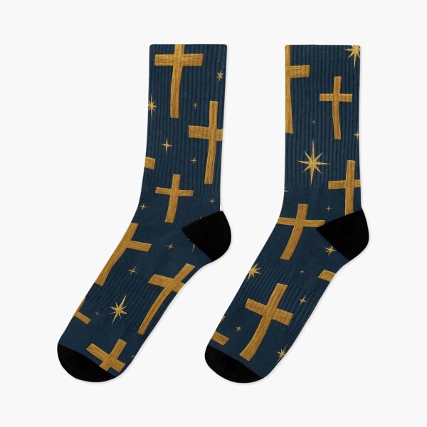 Item preview, Holy Night Crosses – Sacred Christmas All-Over Print designed and sold by getpressedshirt.