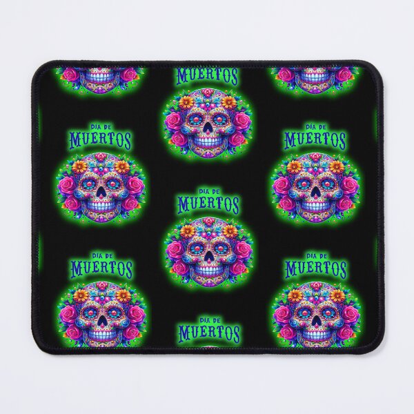 Item preview, Bright Floral Sugar Skull designed and sold by WoodburyLake.
