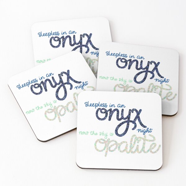 Item preview, Onyx & Opalite designed and sold by BrushedByGrace.