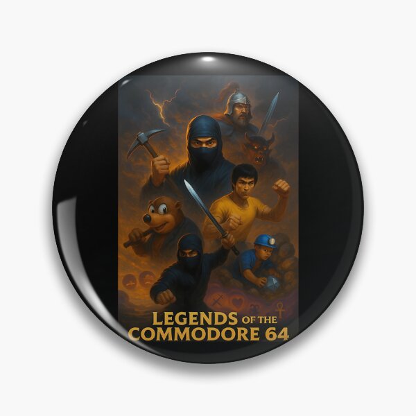 Item preview, Legends of the Commodore 64 Gaming designed and sold by Tonekalaquita.