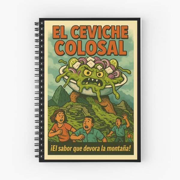 Item preview, Colossal Ceviche! – Peruvian Seafood Monster Poster designed and sold by Travellerz.