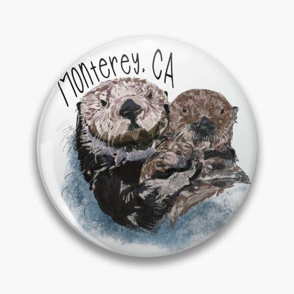 Item preview, Monterey California Sea Otter Travel designed and sold by AlishaLynch Studios.