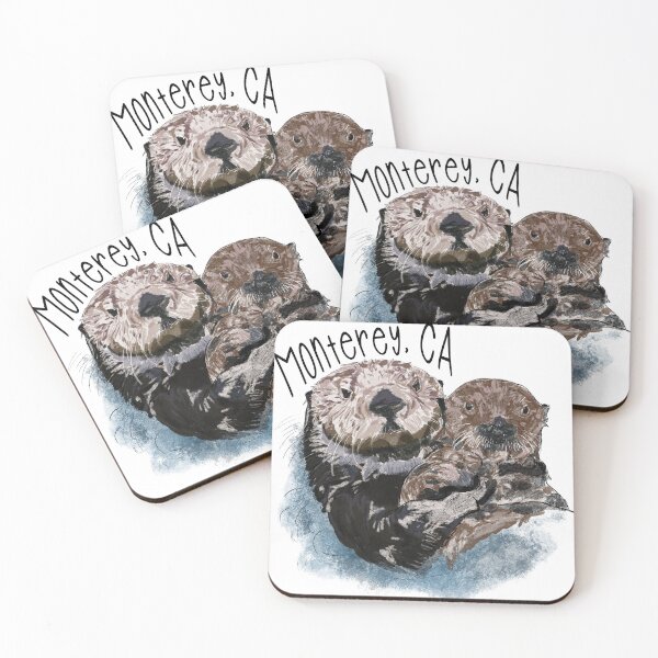 Item preview, Monterey California Sea Otter Travel designed and sold by AlishaLynch Studios.
