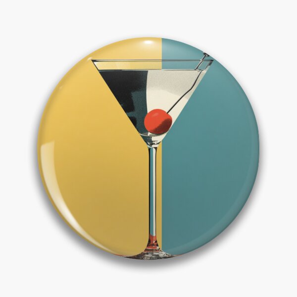 Item preview, Retro Martini Glass – Cocktail Art designed and sold by EastEndTownie.